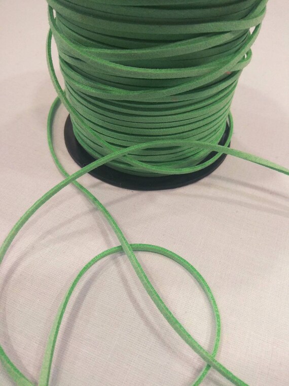 Black 4 mm x 1.5 mm Flat Vintage Suede Cord Various lengths 1 m /> 10 m