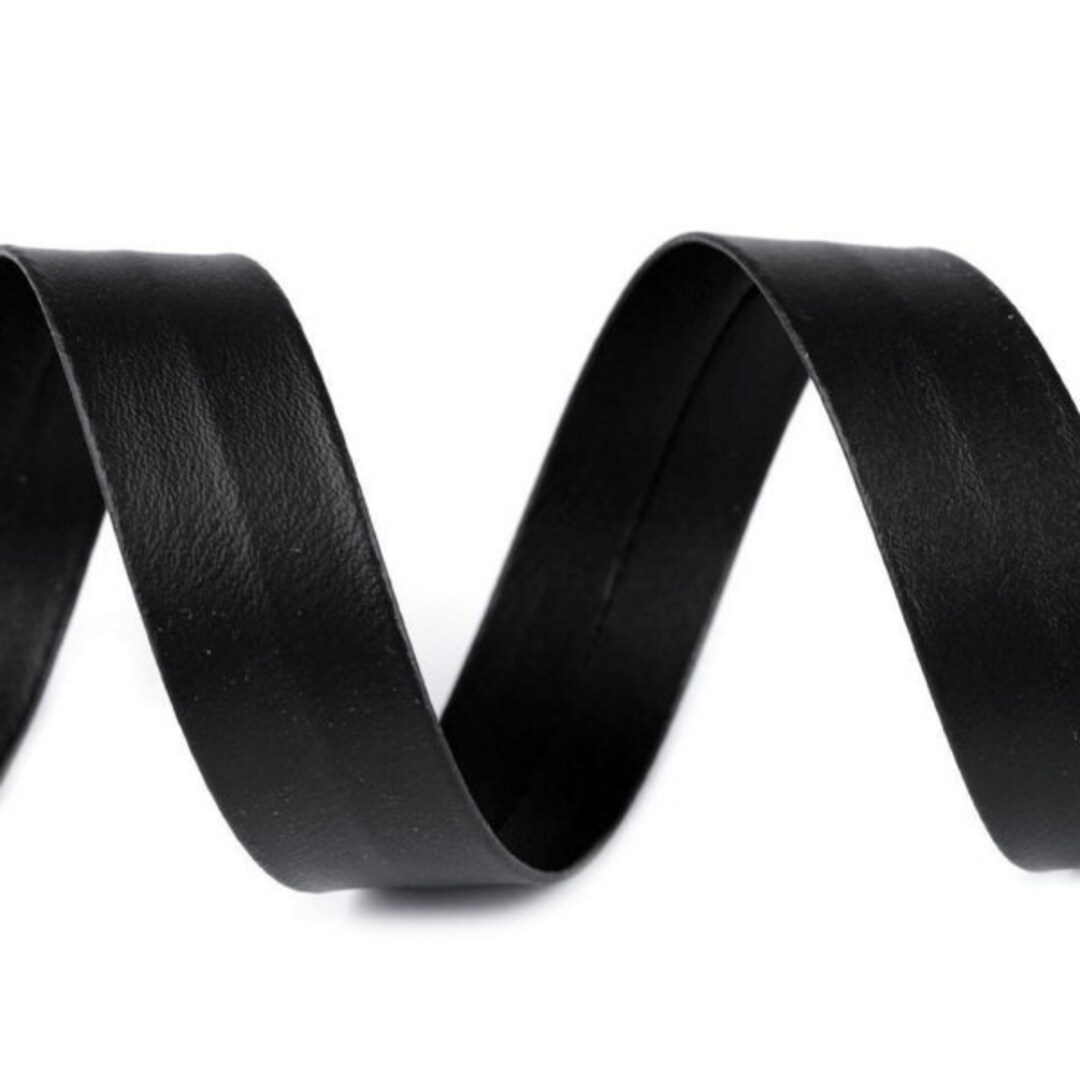 20mm Eco Leather Bias Tape, PU Leather Bias Binding, 20mm Imitation Leather Bias Binding Sold by