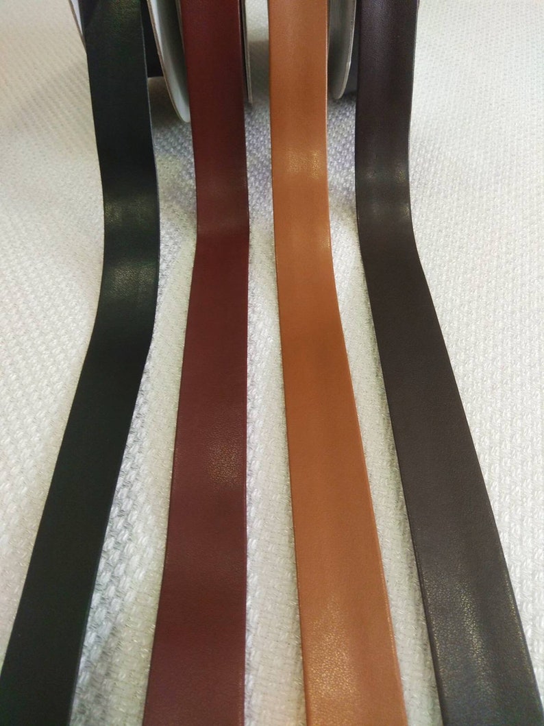 25mm Eco Leather Bias Tape PU Leather Bias Binding 25mm Etsy Australia