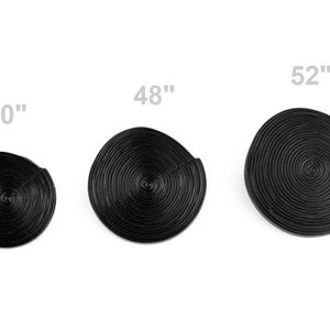 5 grands boutons en spirale avec surface décorée 40', 48', 52', bouton en spirale 34 mm, 30 mm, 25 mm, bouton en spirale laiton, noir, argent image 2