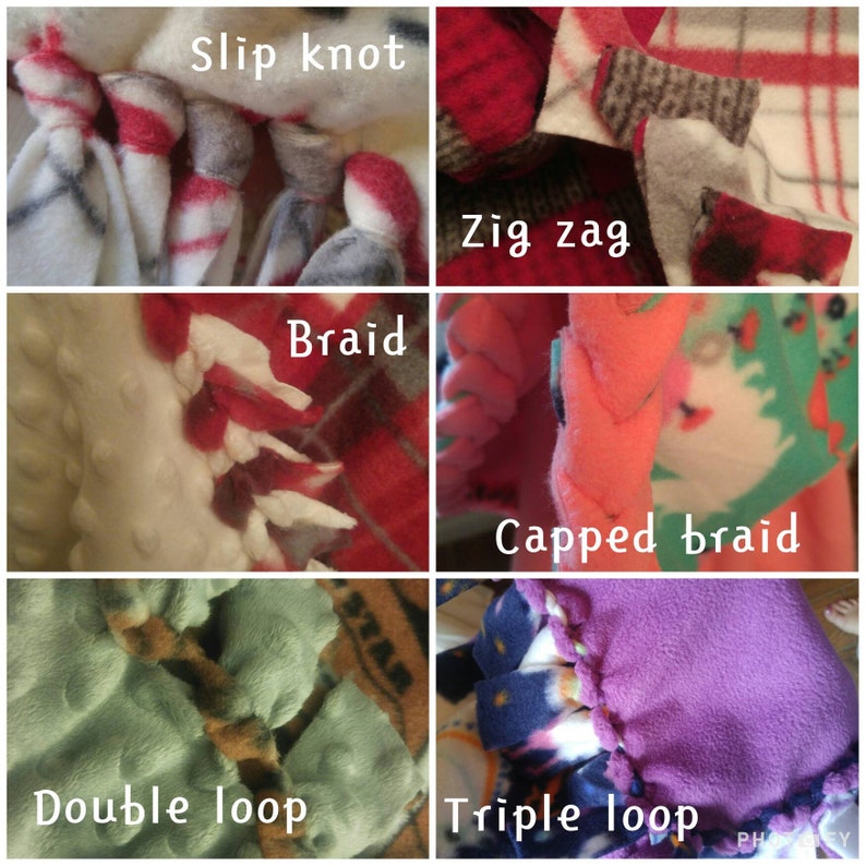 Volleyball/Gray Minky Nosew fleece blanket with slip knot Etsy