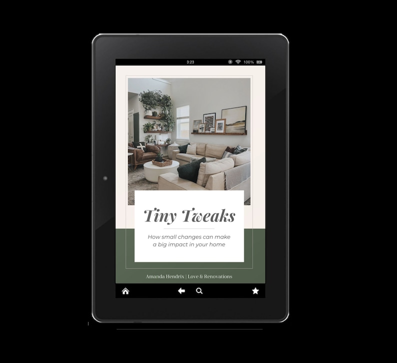 Tiny Tweaks Ebook how Small Changes Can Make a BIG Impact on Your Home