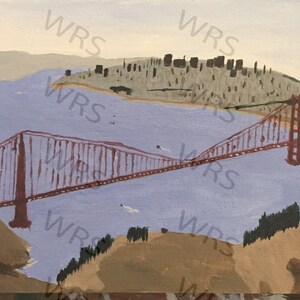 San Francisco Bay and Bridge