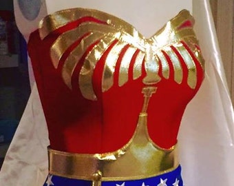 Wonder Costume custom made any size, child man or woman