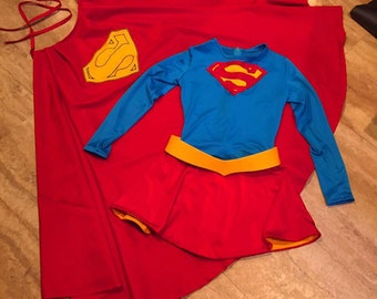 80's Supergirl style movie costume custom made