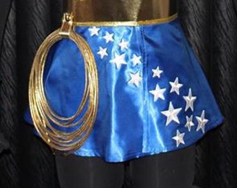 Wonder skirt diagonal star pattern woman tv show
