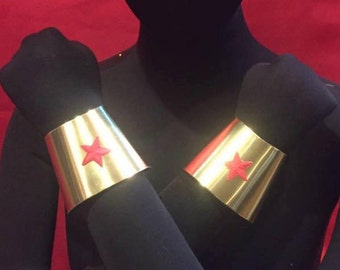 Wonder Woman season two/three cuffs bracelets adjustable brass