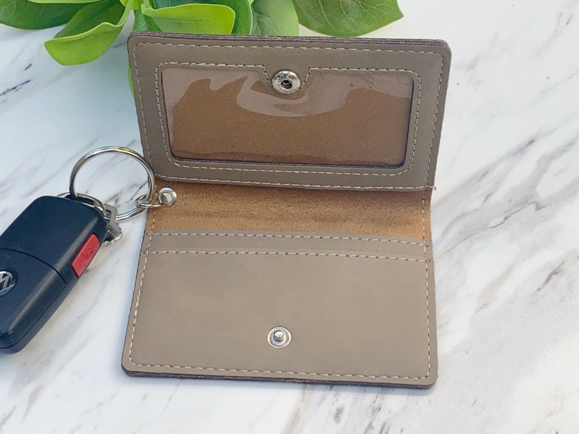 Personalized Drivers License Holder Keychain ID Holder Etsy
