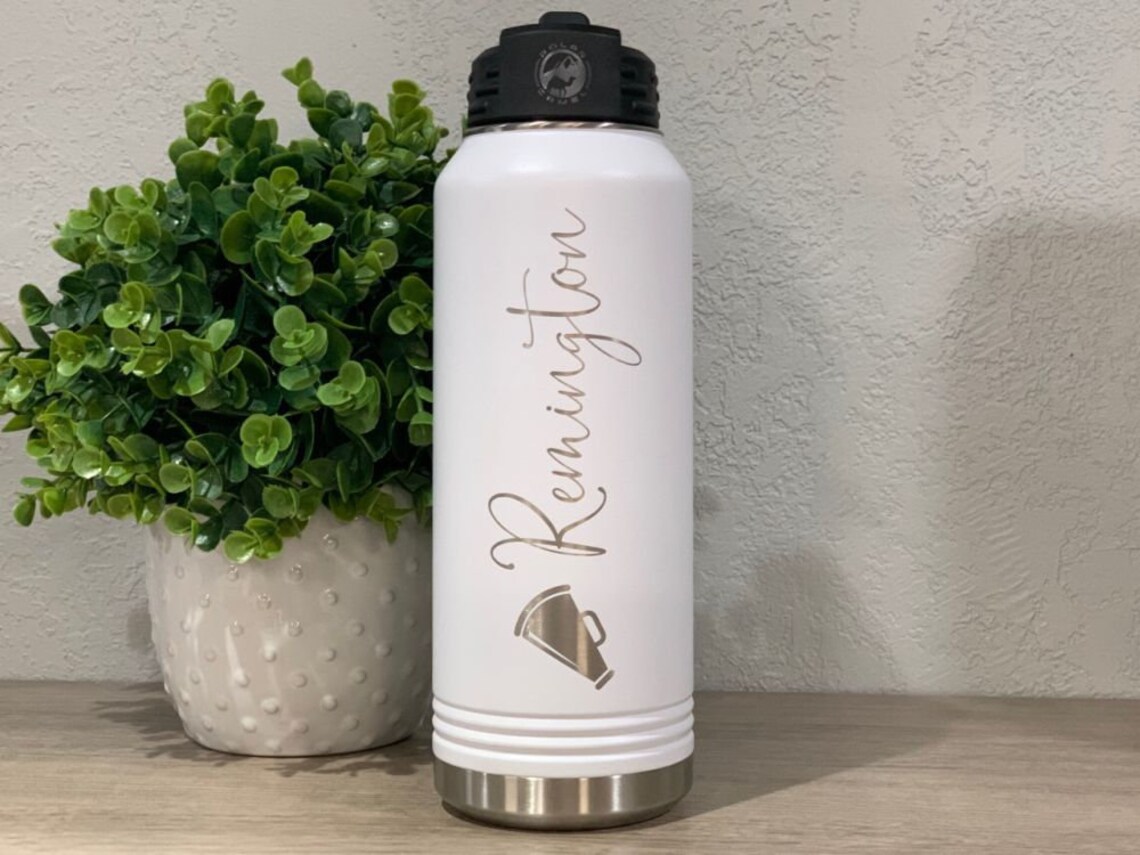 Cheerleading Water Bottle Personalized Cheer Team Gift Large Etsy