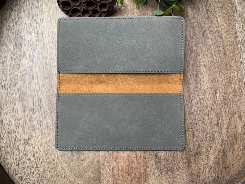 Personalized Monogram Checkbook Cover Vegan Leather Damask Frame Engraved Checkbook Holder Checkbook Wallet Bank Book