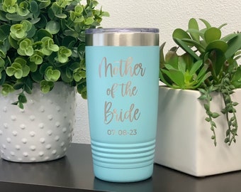 Mother Of The Bride Tumbler, Engraved Mother Of Groom Tumbler, Mom Wedding Day, Mother Of Bride Gift From Friend, Mother Of The Bride Cup