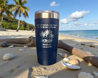 Retirement Tumbler, Funny Retired Gift for Boss or Coworker, Every Sip Tastes Like It's Not My Problem Anymore