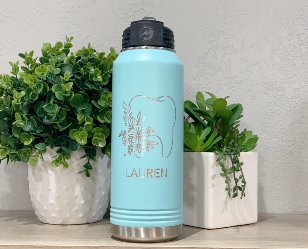 Dental Water Bottle, Hygienist Graduation, Dentistry Gift, Dental