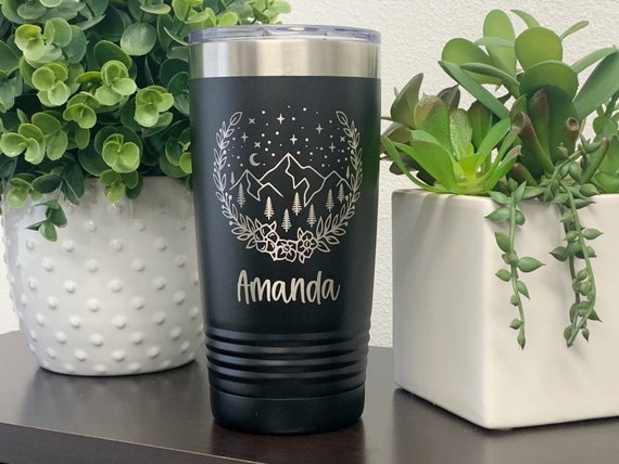 Go - Engraved Stainless Steel Tumbler, Insulated Travel Mug, Outdoor  Traveler Gift Tumbler