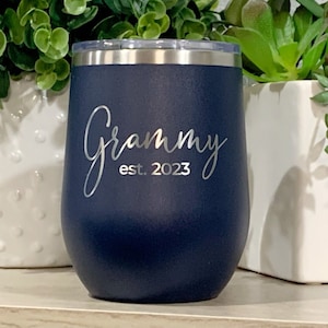 Mamaw Engraved Wine Tumbler for Grandma - Mamaw's Sippy Cup - Mother's Day,  Birthday, Christmas Gift for Grandmother from Granddaughter