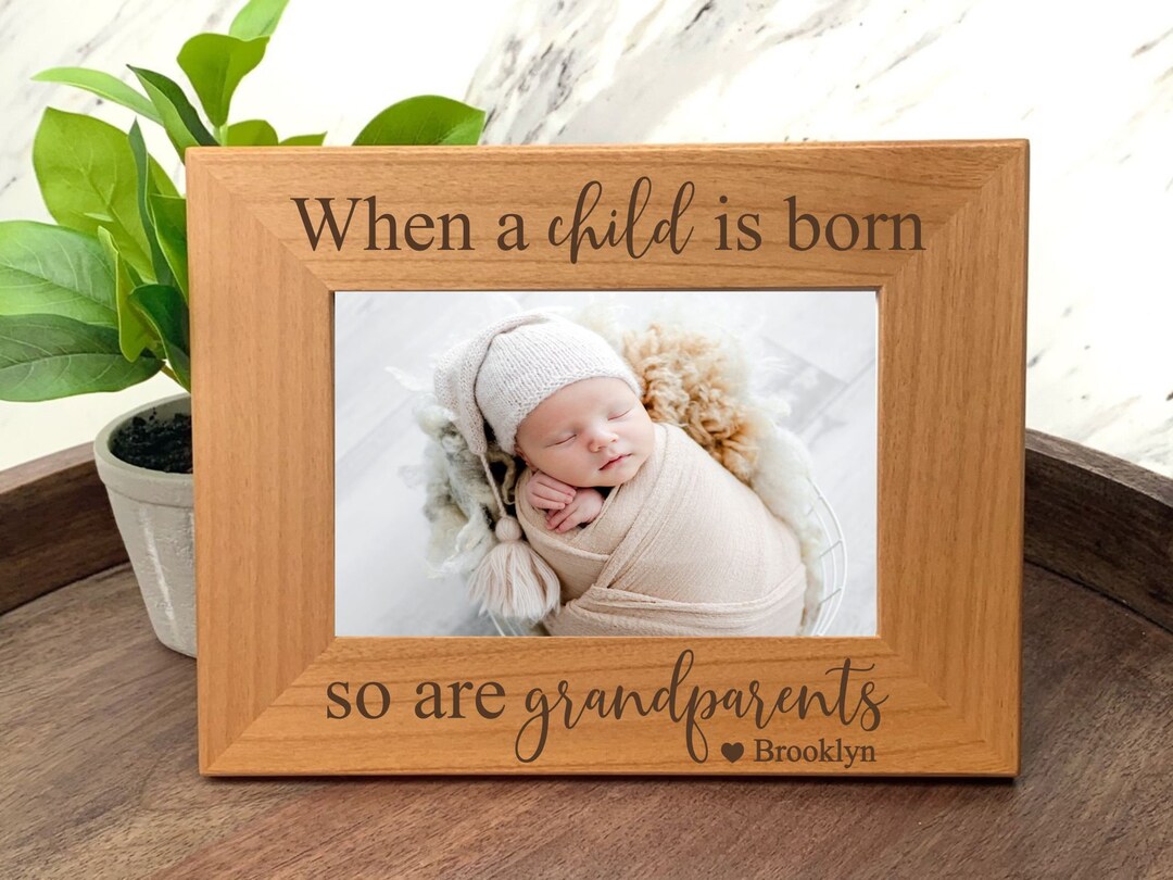 CustomGiftsNow When A Baby Is Born So Is A Grammy Laser Engarved Faux