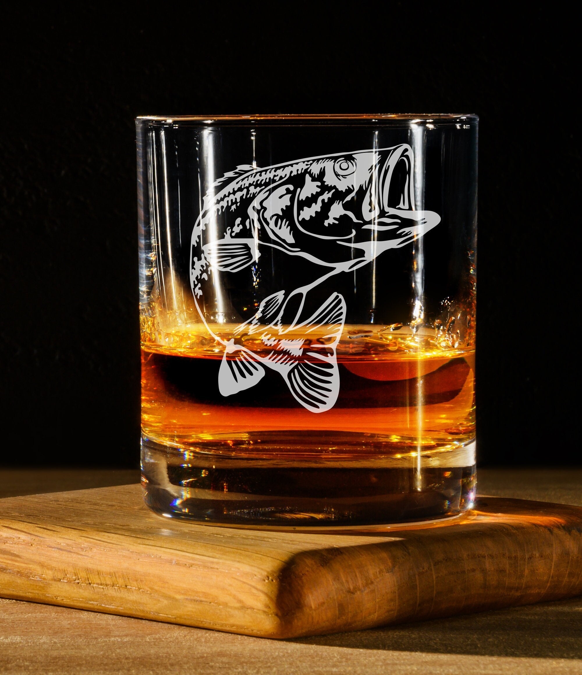 Fish Whiskey Glass 
