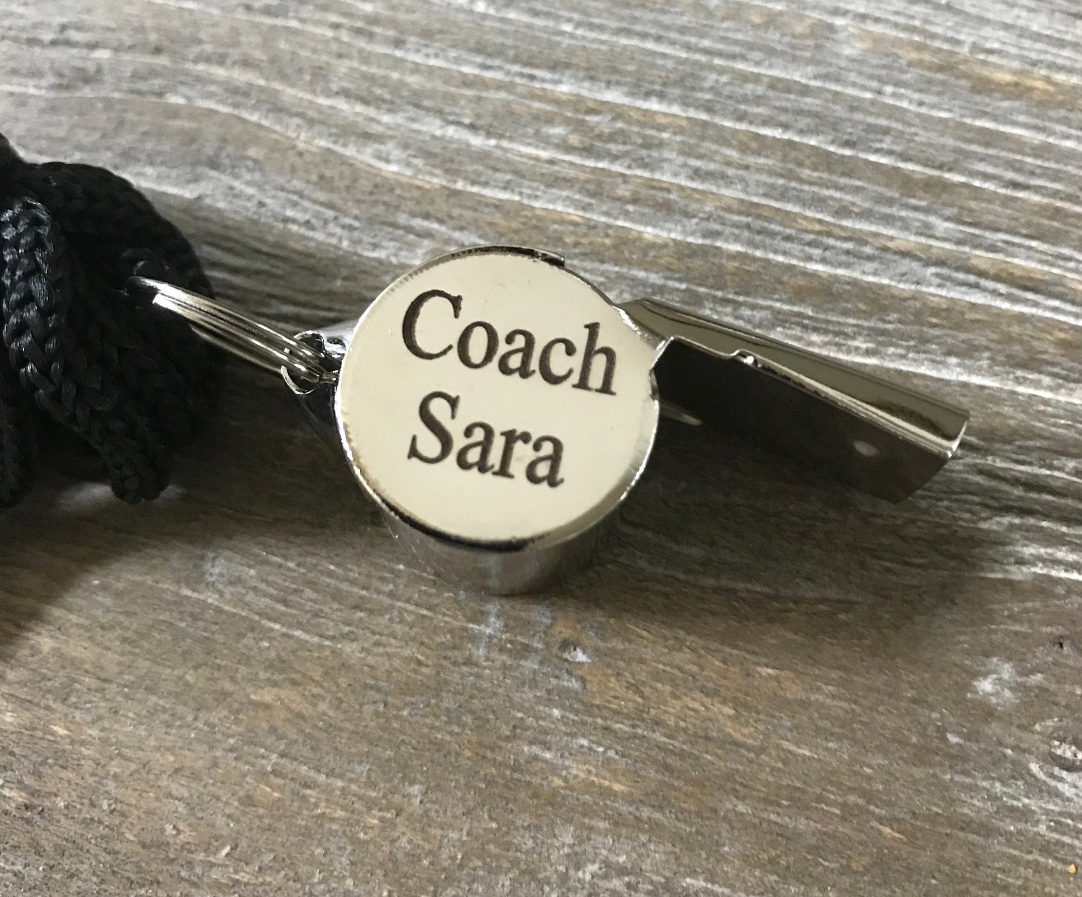 Engraved Whistle Engraved Coaches Whistle Gift Coach Gift Etsy