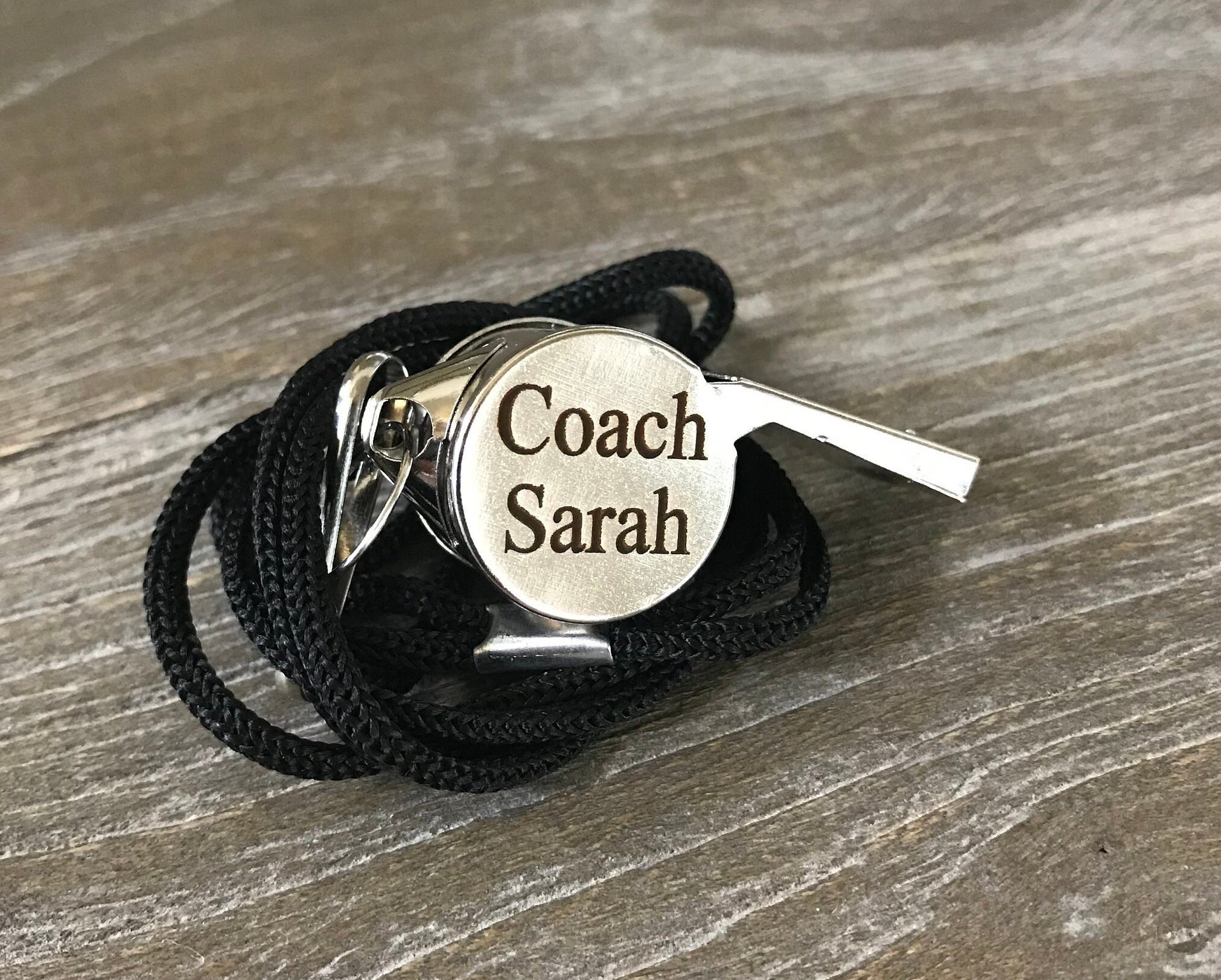 Personalized Whistle Coach Whistle Whistle Custom Etsy