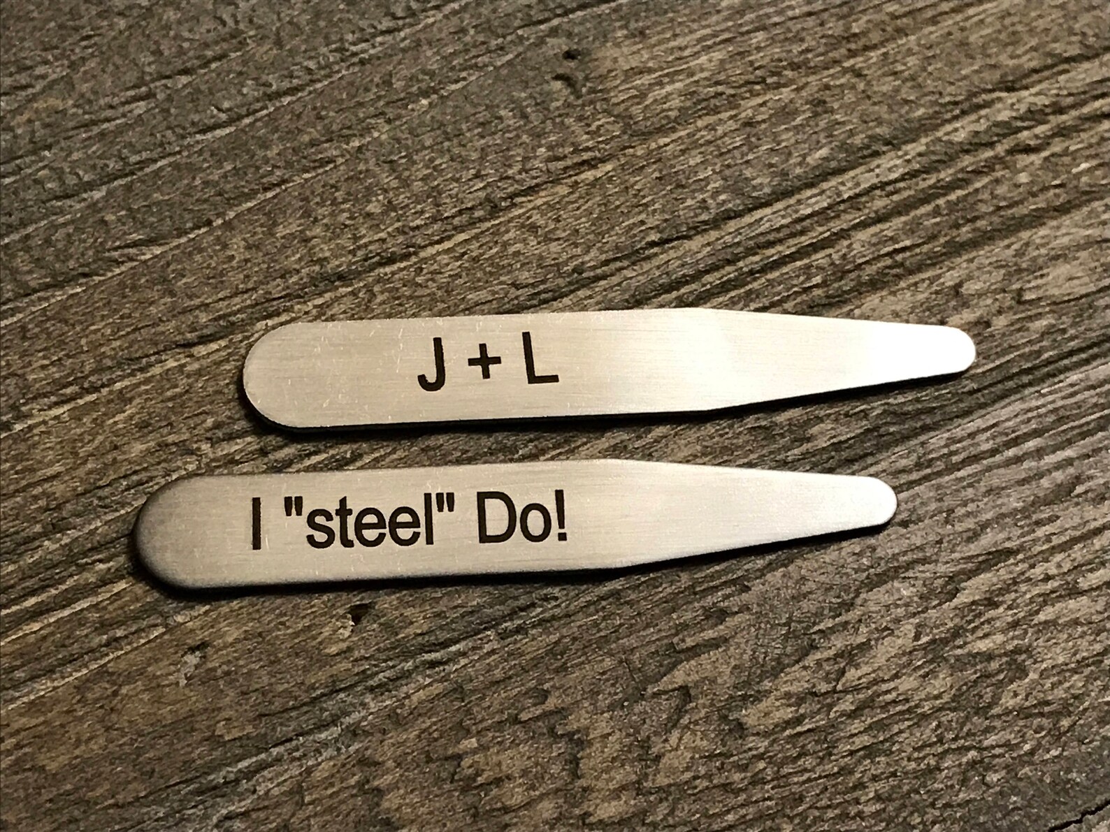 Personalized Collar Stays Engraved Collar Stays Shirt Etsy