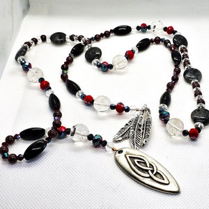 Morrigan Prayer Beads. Pagan, Wiccan, Metaphysical, Spiritual