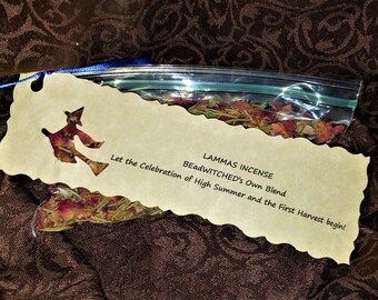 Lammas Loose Incense. Pagan, Wiccan, Witchcraft, Spiritual