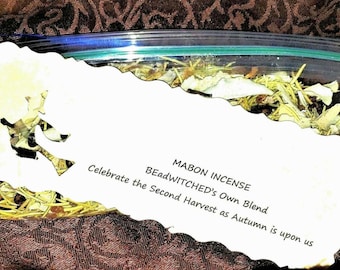 Mabon Loose Incense.  Pagan, Wiccan, Spiritual Incense