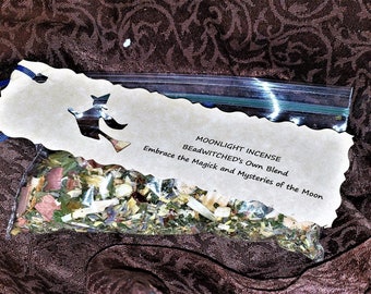 Moonlight Loose Incense.  Pagan, Wiccan, Witchcraft, Spiritual