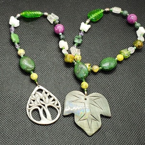 Gaia Prayer Beads. Pagan, Wiccan, Metaphysical, Spiritual.
