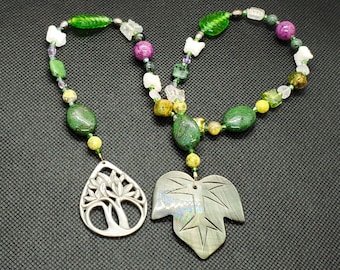 Gaia Prayer Beads. Pagan, Wiccan, Metaphysical, Spiritual.