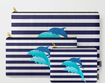 Dolphin Cosmetic Bag - Etsy