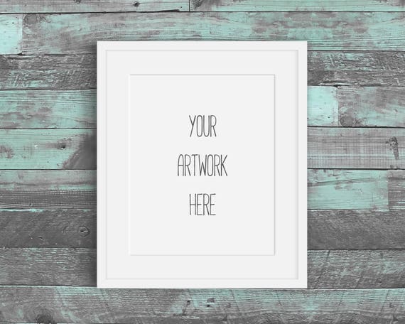 Poster Mockup Rustic Artwork Mockup Styled Stock Mock Up