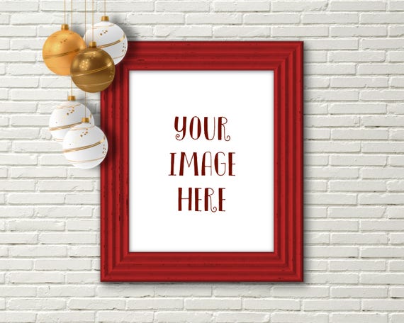 Christmas Frame Mockup Product Mockup Poster Mockup Christmas Digital Christmas Frame Mockup Product Mockup Poster Mockup Christmas Digital