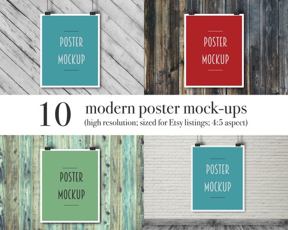 Poster Mockups Discount Bundle Mockup Bundle Mockup Sale Digital