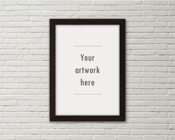 Styled Frame Mockup Fashion Print Artwork Mockup Digital Photo