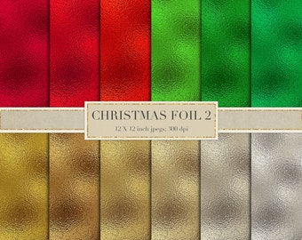 Christmas foil, digital paper, scrapbook paper, Christmas textures, backgrounds, xmas, holiday, textures, Christmas, digital, red, DOWNLOAD