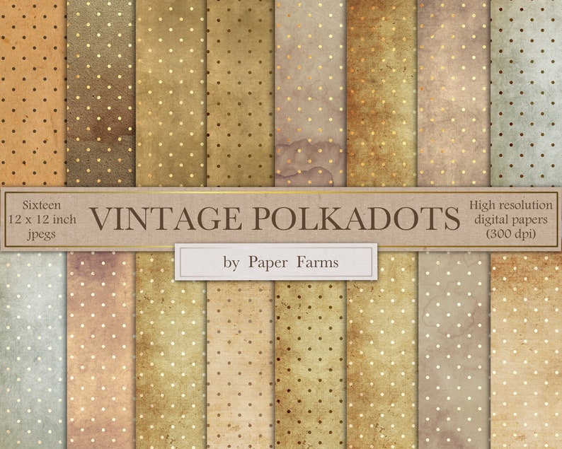 polka dot vintage