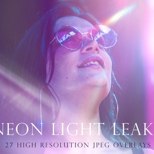Neonlichtlekken, lichtlek-overlays, photoshop-overlays, neonlicht, prisma, lensflare, overlay, overlays, fotografie-overlay, DOWNLOAD