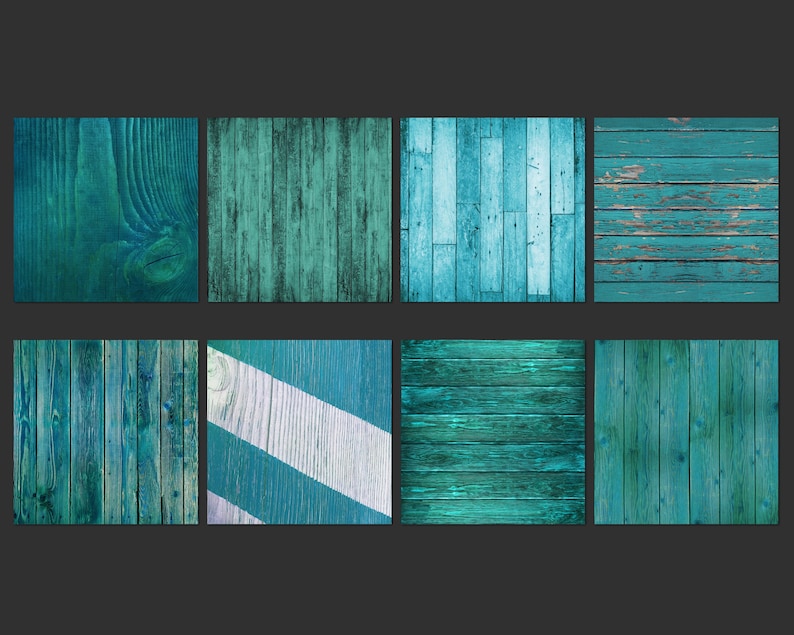 Teal Wood Backgrounds Teal Wood Digital Paper Teal Wood - Etsy
