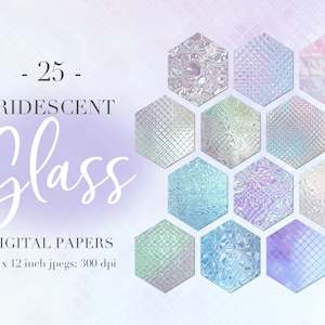 Glass digital paper, iridescent glass, glassy, glass, crystal, digital paper, textures, backgrounds, scrapbook paper, iridescent, DOWNLOAD
