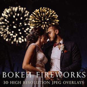 Bokeh Feuerwerk, Feuerwerk Bokeh, Overlay, Overlay, Photoshop Overlay, Hochzeit Overlay, Verlobung, DOWNLOAD