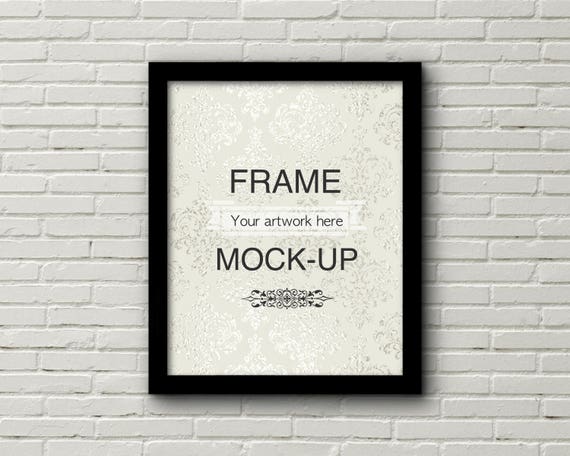 Download Black Frame Mockup Poster Mockup 8x10 4x5 16x20 Inches Etsy