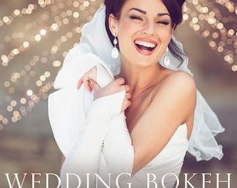 Wedding bokeh overlays, string light overlays, string light bokeh, lights bokeh, wedding overlays, photoshop overlays, silver, DOWNLOAD