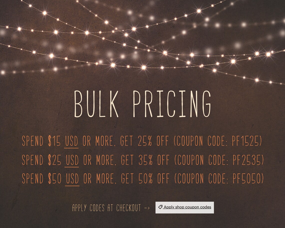 Fairy Lights Digital Paper Fairy Lights Scrapbook Paper Etsy