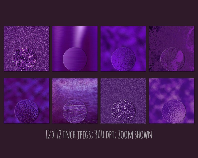 Download Purple foil purple glitter purple metal digital paper | Etsy