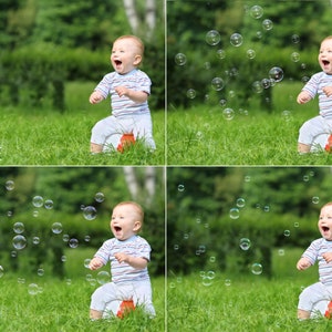 Superpositions de bulles de savon réalistes, superpositions de bulles, bulles flottantes, bulles de savon, superpositions de photoshop, soufflage de bulles, superposition, TÉLÉCHARGER image 4