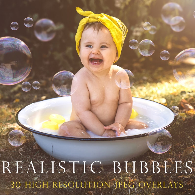 Realistic soap bubble overlays, bubble overlays, floating bubbles, soap bubbles, photoshop overlays, blowing bubbles, overlay, DOWNLOAD image 1