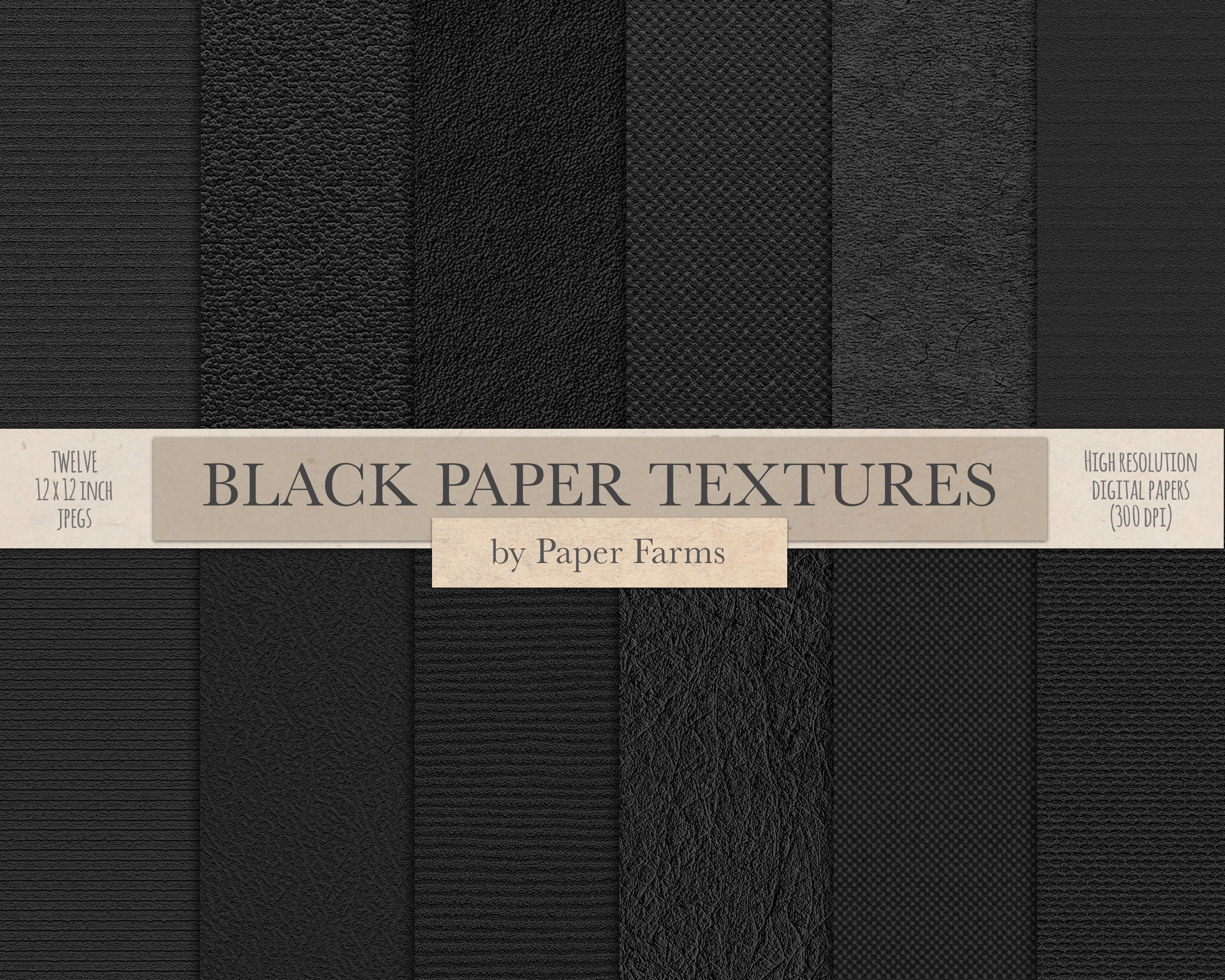 Black Card Stock Paper: All Sizes, Premium Papers & Textures