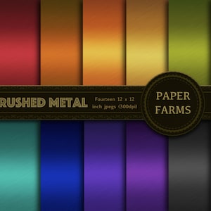 Brushed metal digital paper, Brushed metal scrapbook paper, Metallic digital paper, Instant download
