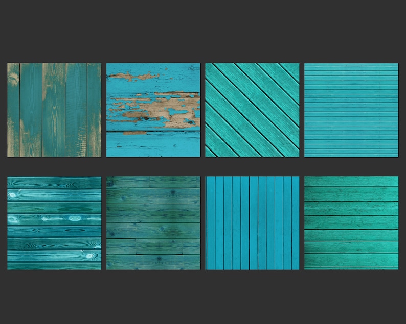Teal Wood Backgrounds Teal Wood Digital Paper Teal Wood - Etsy